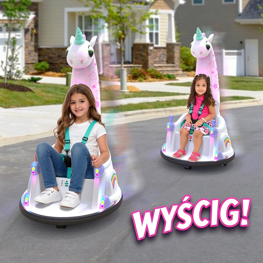 🔥Oferta specjalna🦖🦄Elektroniczne samochodziki zderzakowe dla dzieci