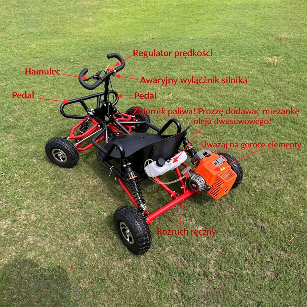 ⏰ Oferta ograniczona czasowo 🏎️ Gokart terenowy 4WD