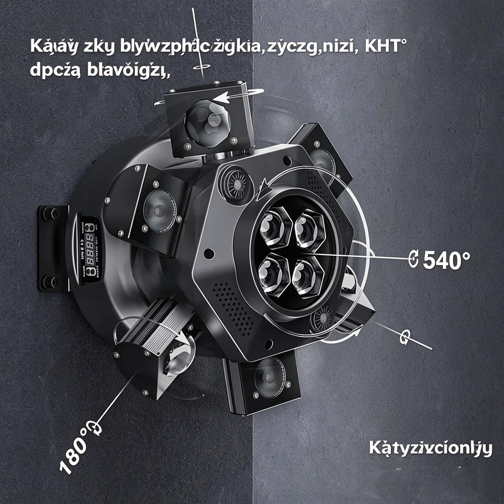 🔥Wyprzedaż🌟Ruchoma głowica sceniczna RGBW o mocy 150 W