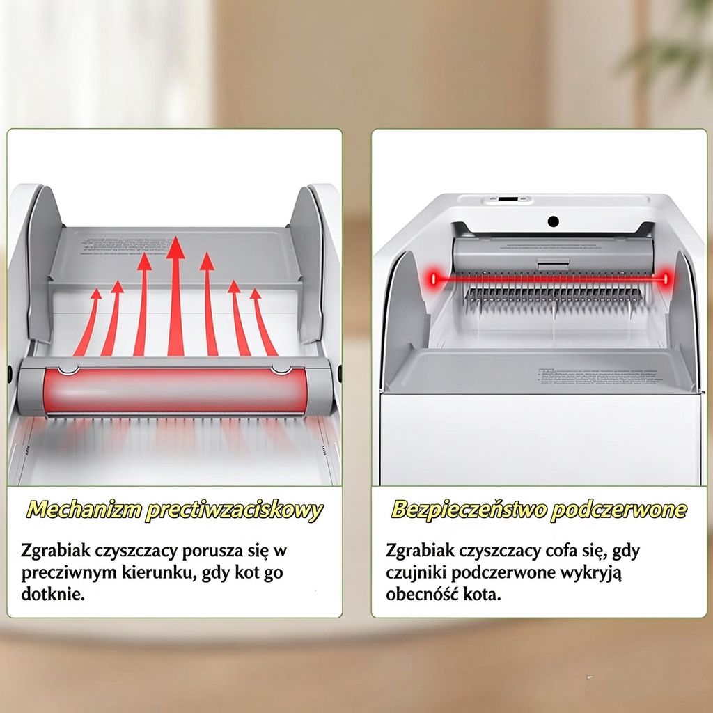 🔥Oferta specjalna🔥Inteligentna samoczyszcząca kuweta dla kotów