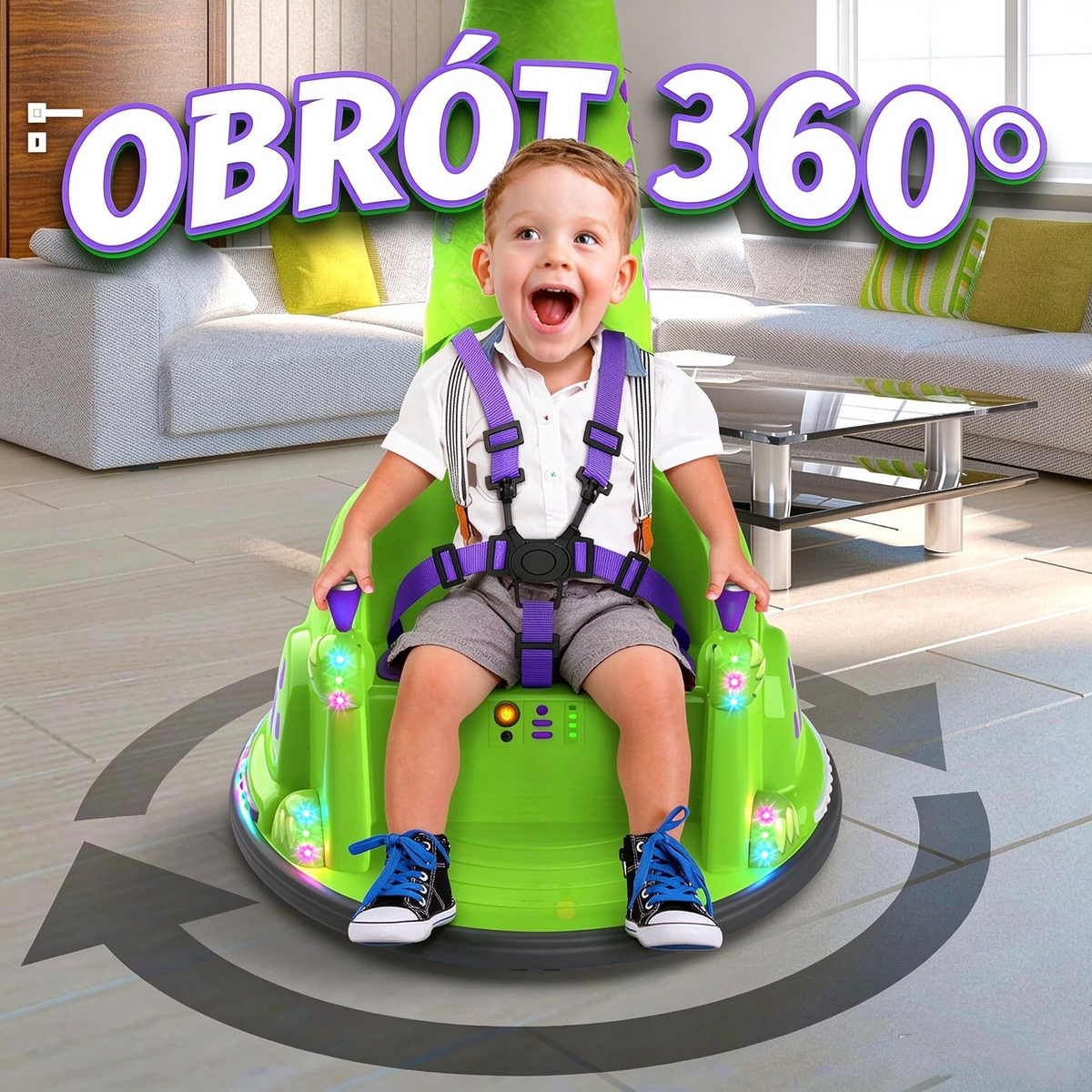 🔥Oferta specjalna🦖🦄Elektroniczne samochodziki zderzakowe dla dzieci